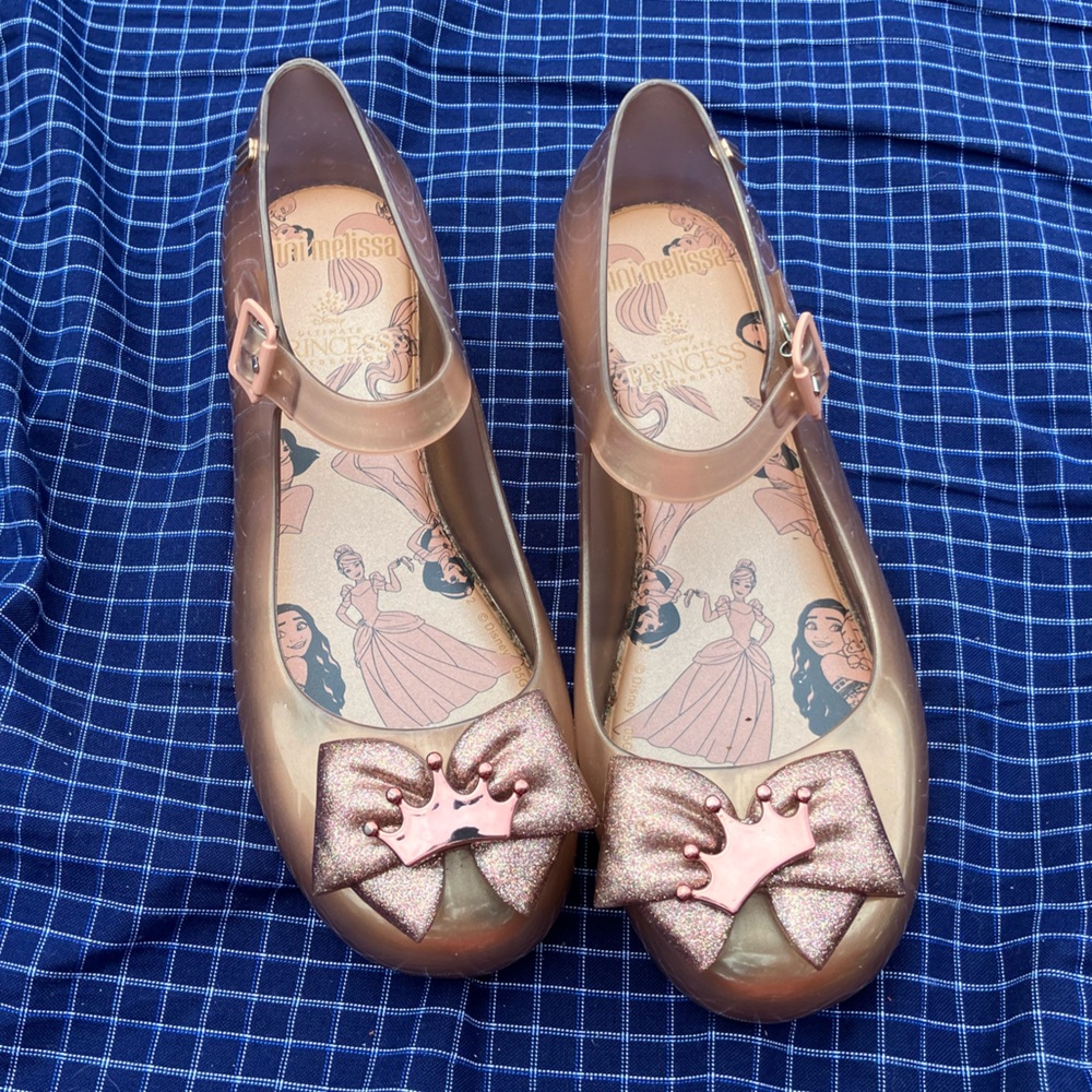 Mini Melissa Princess shoes size 3